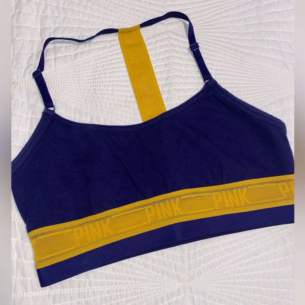 VS PINK VARSITY SPORTS BRA